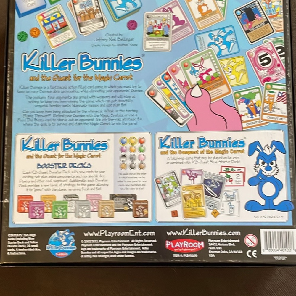 Kids Card Game (Blue)